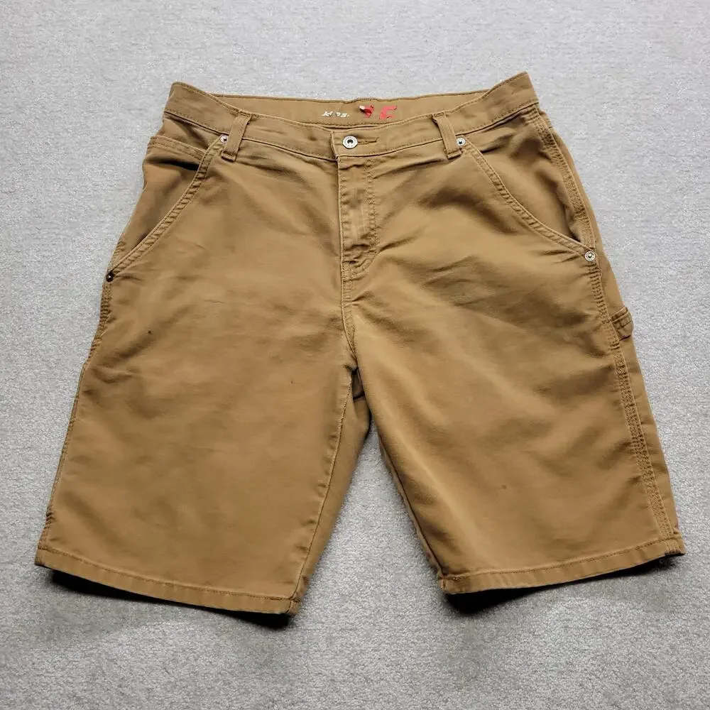 Dickies Mens 32 Brown Carpenter Work Shorts Stretch Utility Regular Fit